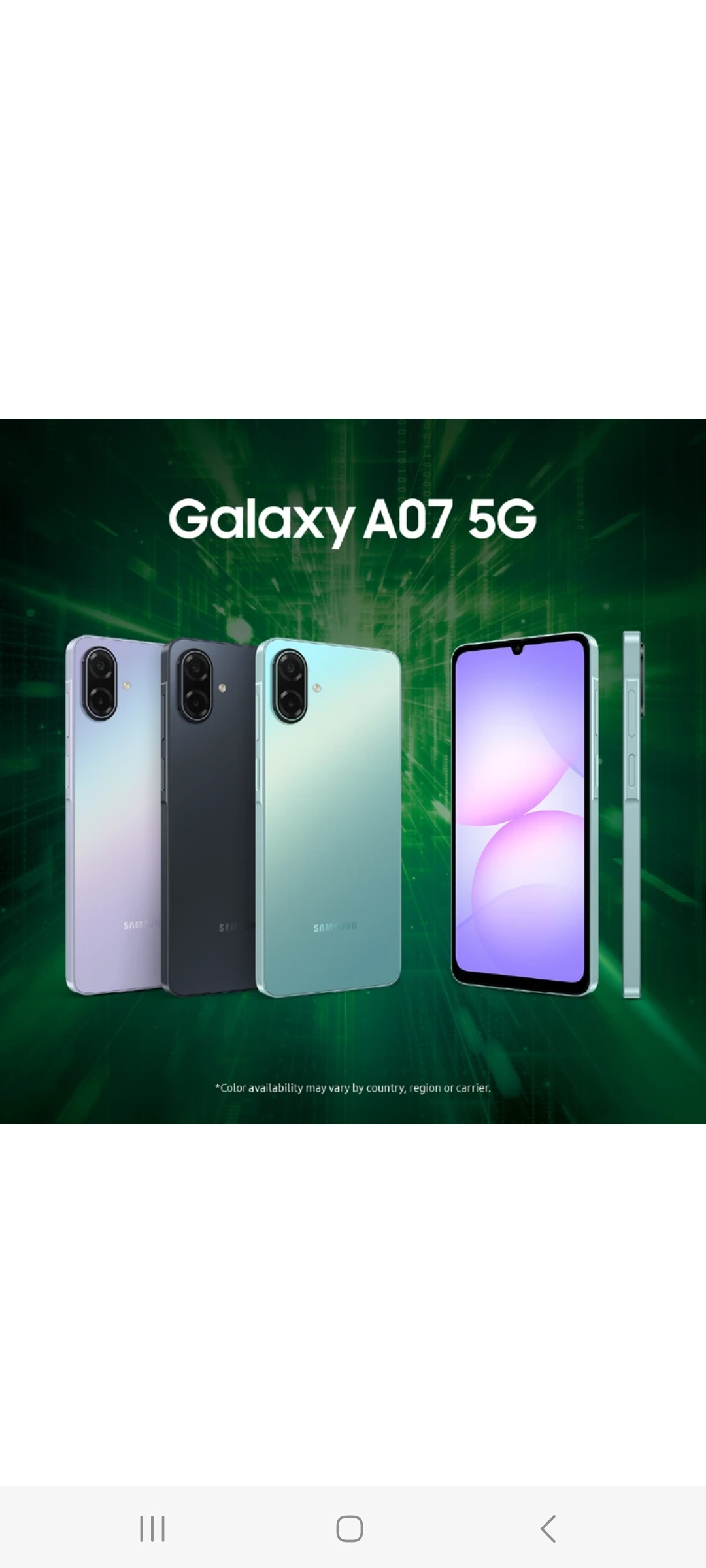 Samsung Galaxy A07 5G