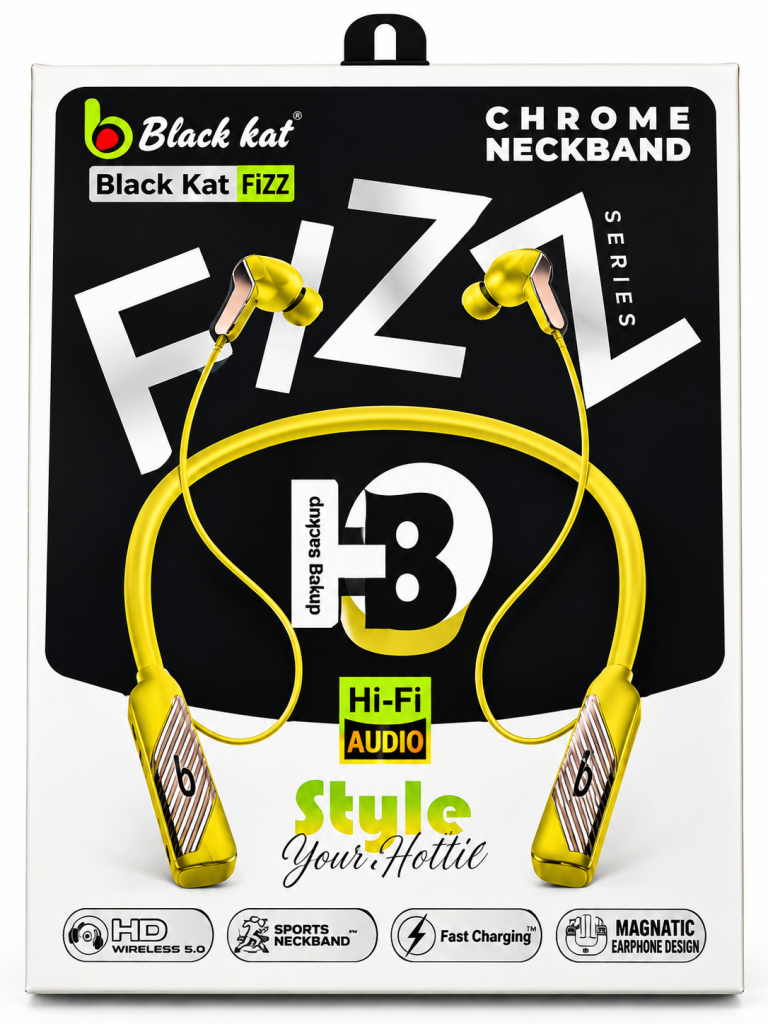 Black Kat FiZZ T3 Chrome Neckbansds