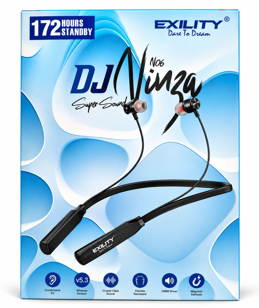 Exility N06 DJ Ninja Wireless Neckbands