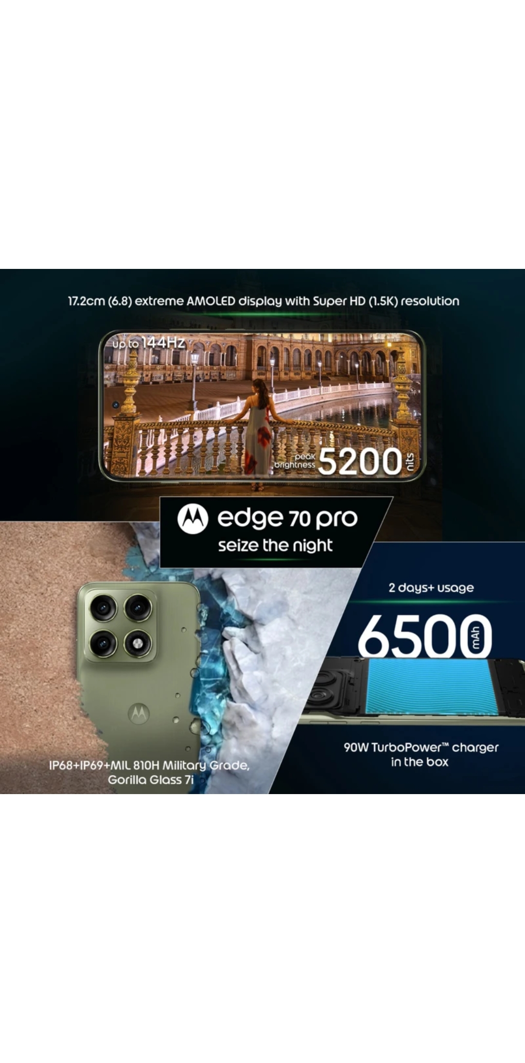 Moto Edge 70 Pro 5G – 8/256GB - Image 3